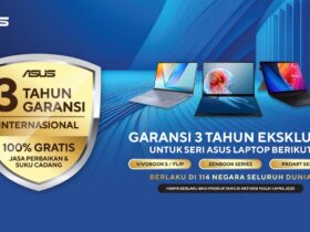 ASUS Perpanjang Garansi Internasional Hingga 3 Tahun untuk Laptop Premium